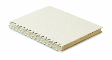 Logotrade promotional product picture of: A5 grass notebook 80 lined