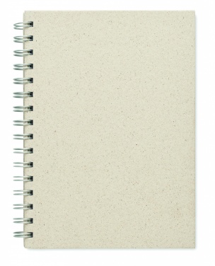 Logotrade promotional merchandise photo of: A5 grass notebook 80 lined