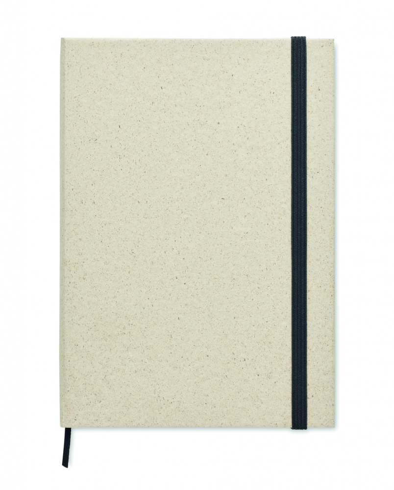 Logotrade advertising product image of: A5 grass notebook 80 lined