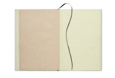 Logotrade promotional product picture of: A5 grass notebook 80 lined