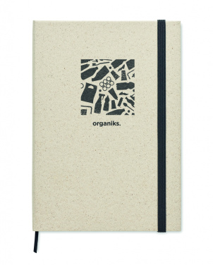 Logotrade advertising products photo of: A5 grass notebook 80 lined