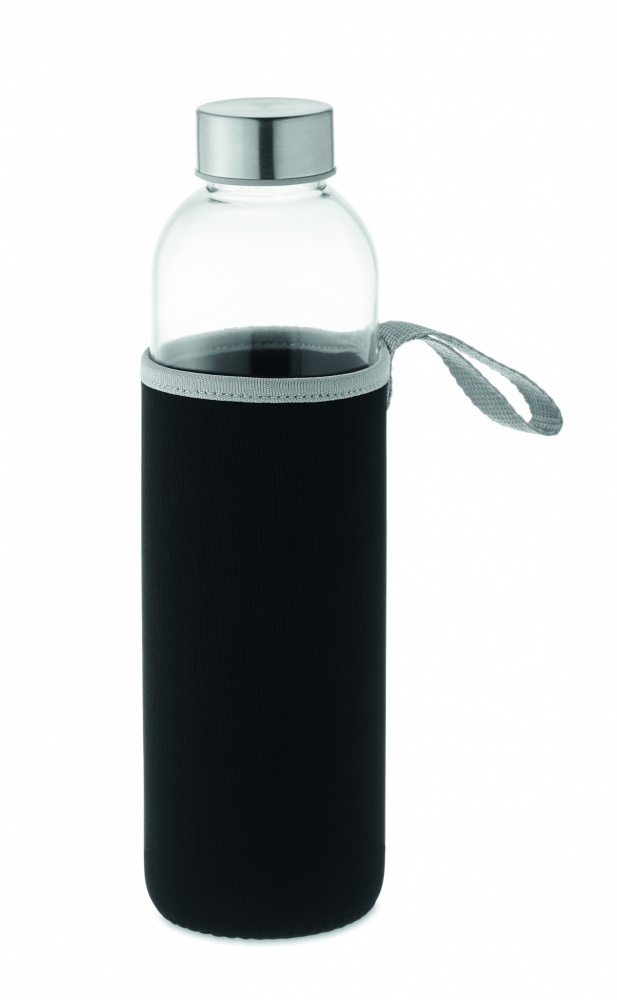 Logo trade promotional products image of: Glass bottle in pouch 750ml