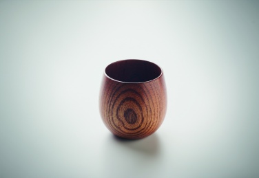 Logo trade promotional gifts image of: Oak wooden mug 250 ml