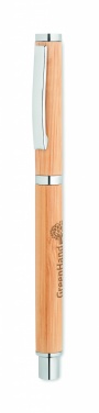 Logotrade promotional item picture of: Bamboo gel pen