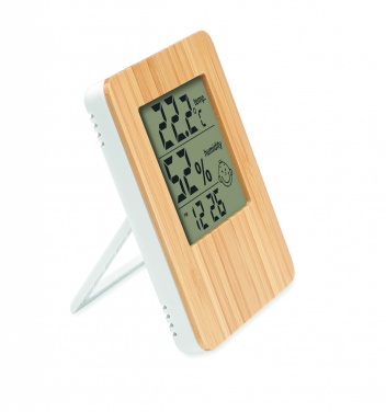 Logotrade advertising product picture of: Bamboo weather station