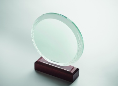 Logo trade advertising products picture of: Round award plaque