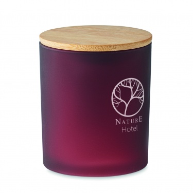 Logo trade corporate gift photo of: Plant based wax candle 280 gr