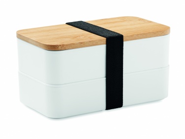 Logo trade promotional giveaway photo of: Lunch box in PP and bamboo lid