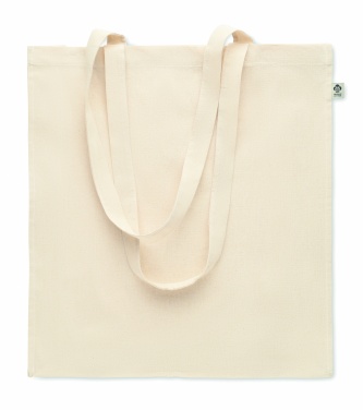 Logo trade promotional giveaways image of: Organic cotton shopping bag