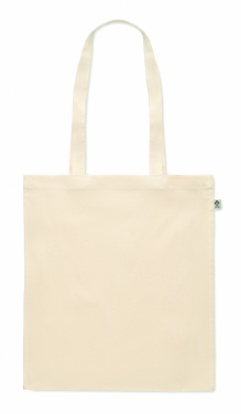 Logo trade promotional products image of: Organic cotton shopping bag