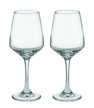 Logotrade promotional item image of: Set of 2 wine glasses