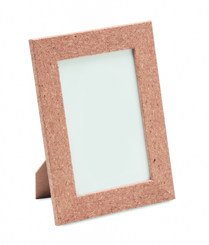 Logo trade promotional gift photo of: Cork photo frame