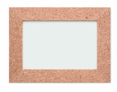 Logo trade business gift photo of: Cork photo frame