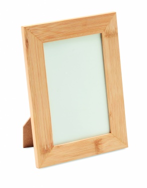 Logo trade promotional items picture of: Bamboo photo frame