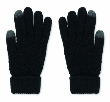 Logotrade promotional gift image of: Rpet tactile gloves