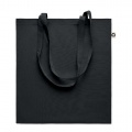 Recycled cotton shopping bag, Black