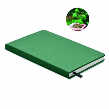 Logotrade promotional merchandise picture of: A5 recycled page notebook