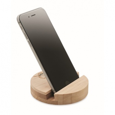 Logotrade business gift image of: Birch Wood phone stand