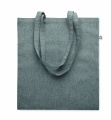 Shopping bag with long handles, Stone Grey