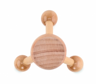 Logo trade promotional gifts picture of: Hand held massager in wood