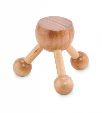 Logotrade promotional item picture of: Hand held massager in wood