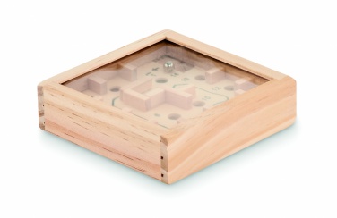 Logotrade promotional gift picture of: Pine wooden labyrinth game