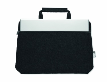 Logo trade promotional merchandise photo of: RPET felt zippered laptop bag