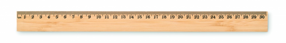 Logo trade promotional giveaway photo of: Ruler in bamboo 30 cm