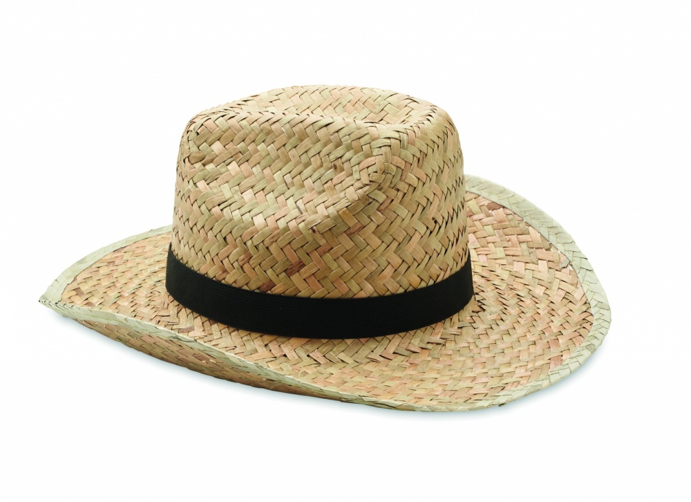 Logotrade business gift image of: Natural straw cowboy hat