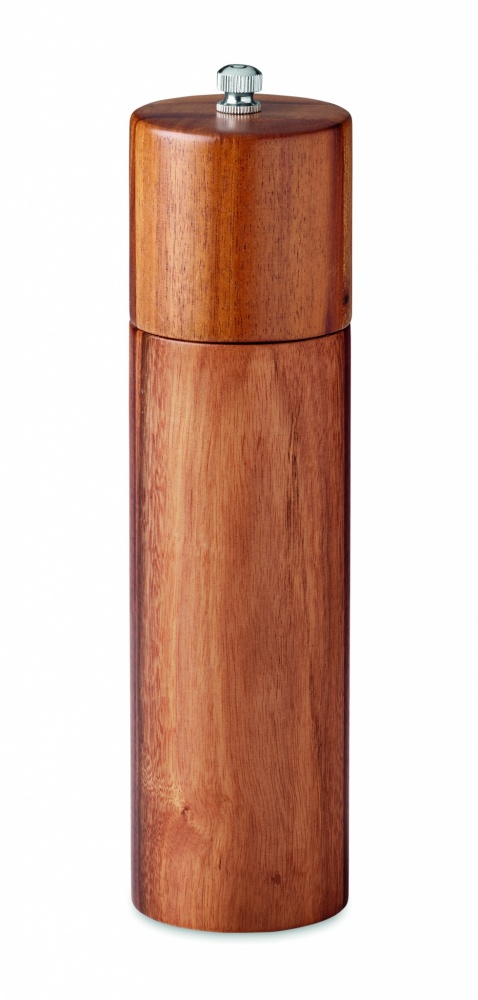 Logo trade promotional gifts image of: Pepper grinder in acacia wood