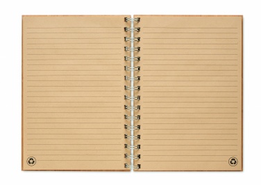 Logotrade promotional giveaways photo of: A5 ring bound Bamboo notebook