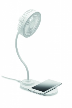 Logo trade promotional products picture of: Desktop charger fan with light