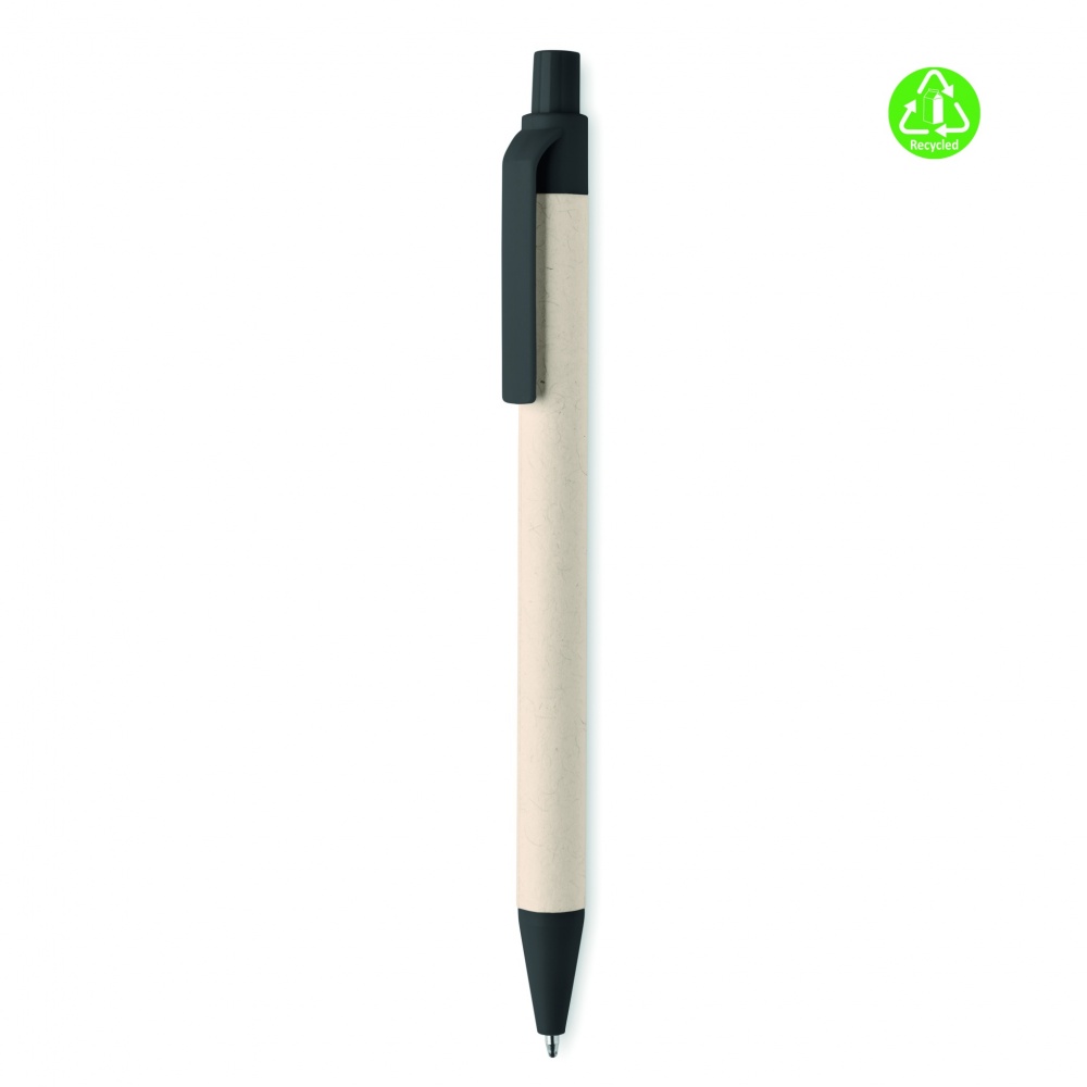 Logo trade promotional product photo of: Milk carton paper ball pen