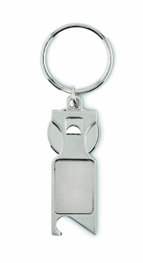 Logotrade promotional giveaway picture of: Euro Token key ring Porvoo