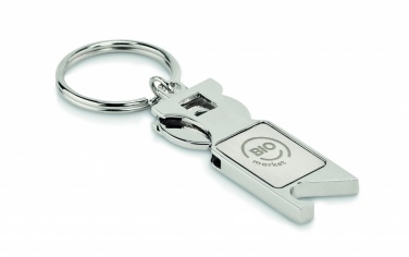 Logotrade corporate gift picture of: Euro Token key ring Porvoo