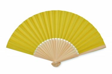 Logo trade promotional giveaways image of: Manual hand fan