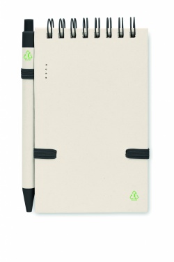 Logo trade promotional items picture of: A6 milk carton notebook set