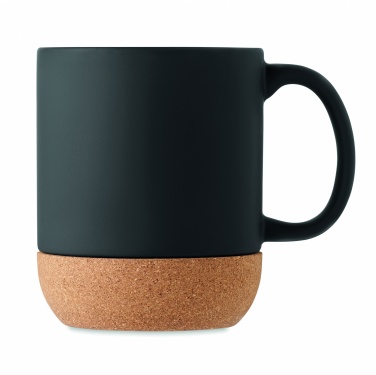 Logo trade advertising products image of: Matt ceramic cork mug 300 ml