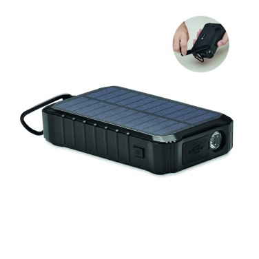 Logo trade promotional gifts image of: 8000 mAh solar dynamo charger