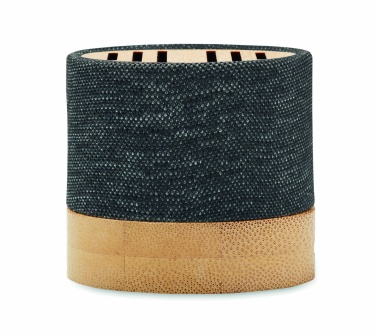 Logotrade promotional gift image of: Bamboo RPET wireless speaker