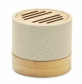 Bamboo RPET wireless speaker, Beige