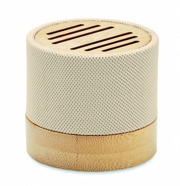 Logotrade advertising product image of: Bamboo RPET wireless speaker