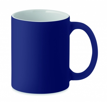 Logo trade promotional giveaways image of: Matt coloured mug 300 ml