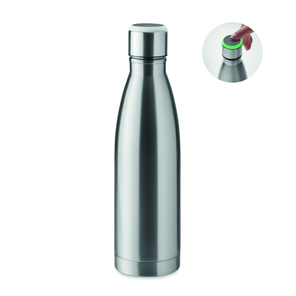 Logo trade business gifts image of: Double wall bottle 500 ml