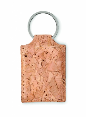 Logotrade promotional gift image of: Rectangular cork key ring Imatra