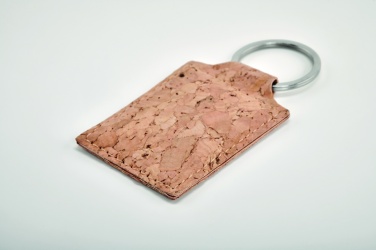 Logotrade promotional giveaway image of: Rectangular cork key ring Imatra