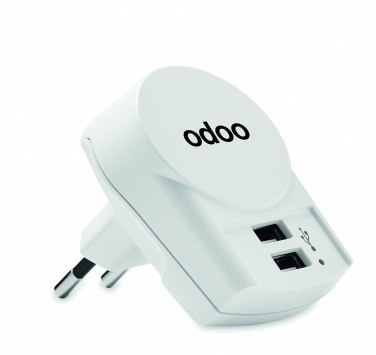 Logotrade advertising products photo of: Skross Euro USB Charger (2xA) 12W