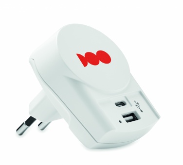 Logo trade business gifts image of: Skross Euro USB Charger (AC)