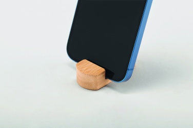 Logo trade advertising products picture of: Mini bamboo phone stand