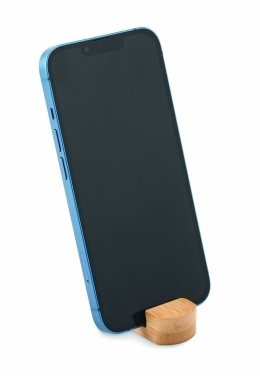 Logo trade advertising products picture of: Mini bamboo phone stand